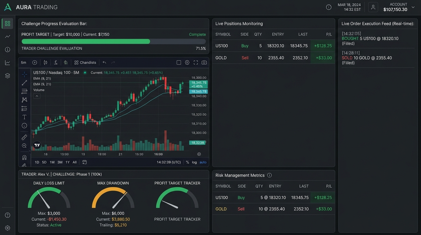 Trade Bridges — Proprietary Trading & Challenge Evaluation Platform